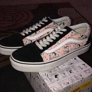 Pink Charlie Brown Old Skools